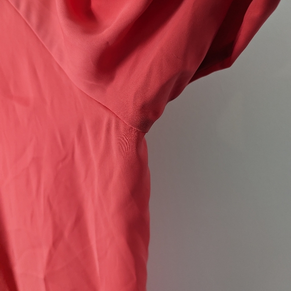 Beautiful XL Coral Peasant Top - Picture 3 of 4